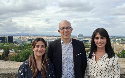 Mariella Diaz, member of Princeton University, visits Delonia