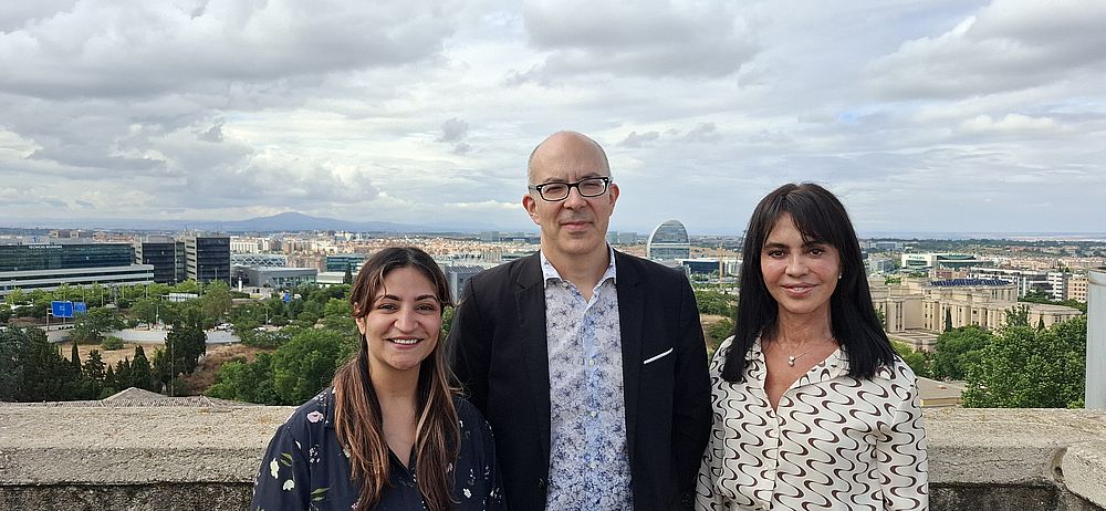 Mariella Diaz, miembro de la Universidad de Princeton, visita Delonia
